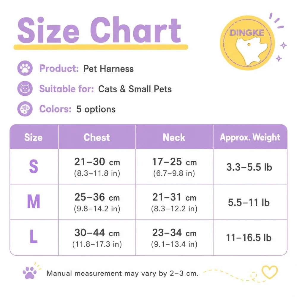 A Two-piece Set of Lightweight and Soft Material Cat Sling and Leash Outdoor Travel Equipment Designed for Kittens and Puppies