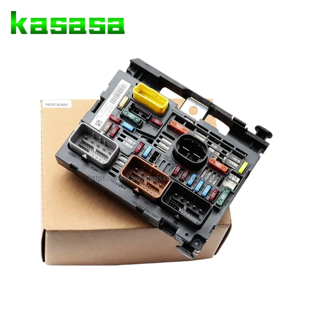 

9809742880 9666700480 9807028780 9675879480 New Premium Auto Engine Bonnet Fuse Box Unit Assembly for Peugeot 307 308 408 Citroe