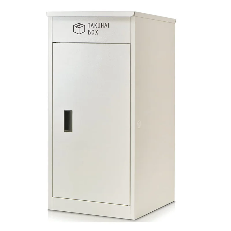 Large-capacity upturned mailbox anti-theft double door placement outdoor all-steel file courier cabinet wall-mounted courier box