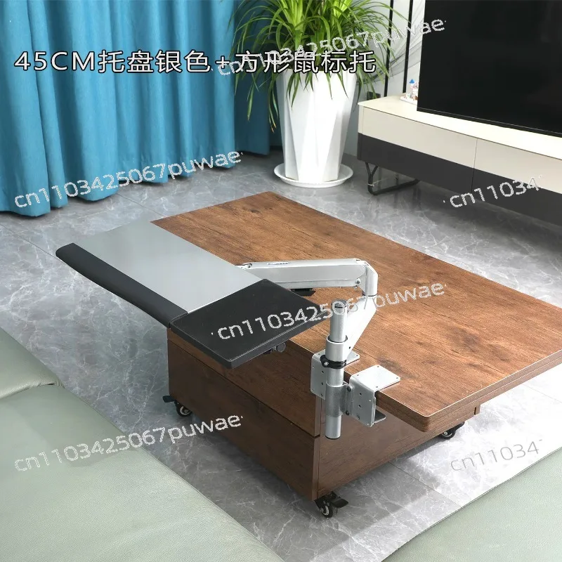 Coffee table keyboard, mouse, notebook stand, home modern simple space-saving bedside computer stand
