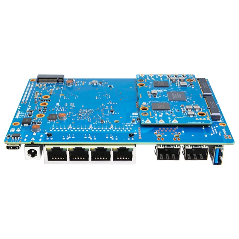 Para Banana Pi BPI-R4-NIC-BE14 módulo Wifi7 MT7995AV 2Xpcie 3,0 2,4G/5G/6G Placa de desarrollo de enrutador de código abierto