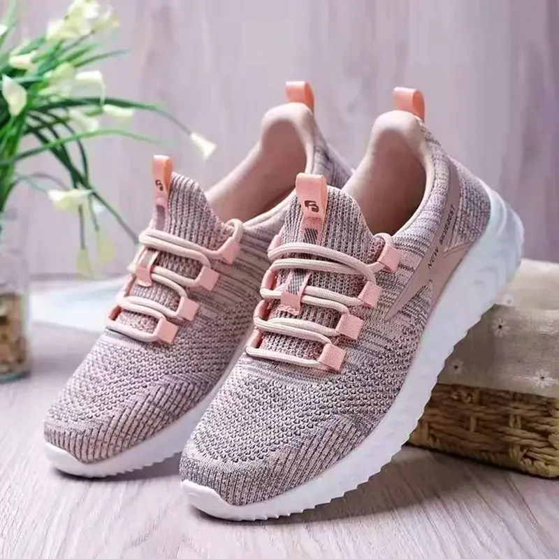 Size 41 Spring Sneakers Silver Flats Sporty Woman Shoes White Boot Woman Sports Unique Unique Low Cost Leading Fashion-man
