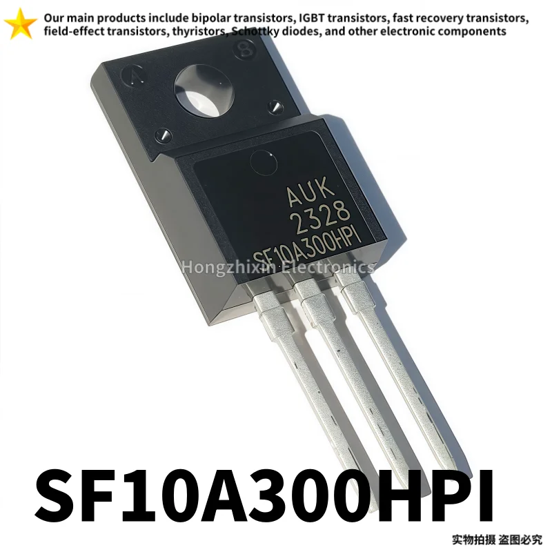 10PCS High-Quality SF10A300HPI TO-220F 10A300V SF10A300HP1 Ultrafast Dual Rectifier Diode