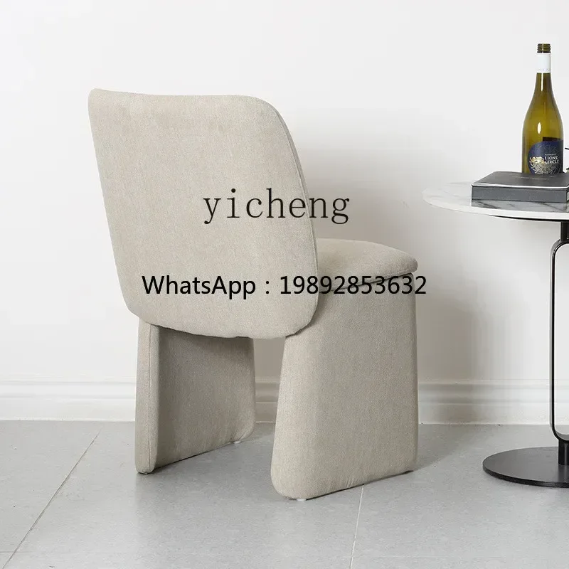 Z1 simple dining chair comfortable fabric single chair sales department reception negotiation chair