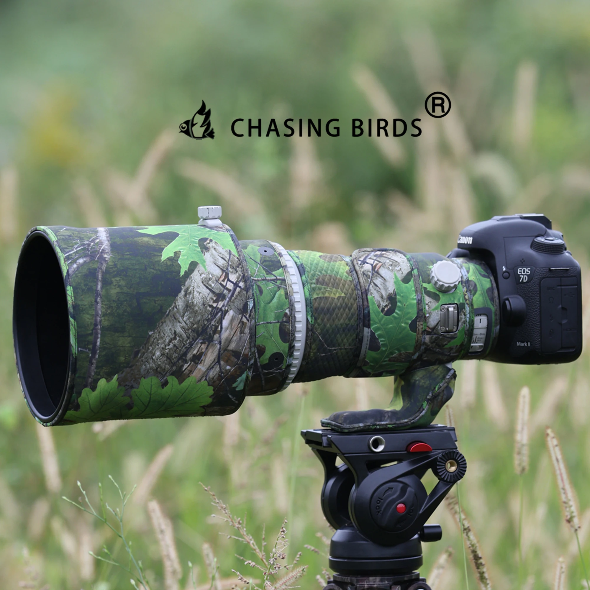 CHASING BIRDS Version IV Lens Camouflage Coat for CANON EF 400mm F4 DO II USM Waterproof and Rainproof Lens Protective Cover