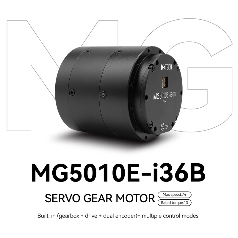 MG5010E-i36Bv3 Small size but large torque dual encoders motors for mechanical arm robot legged robot motor with brake