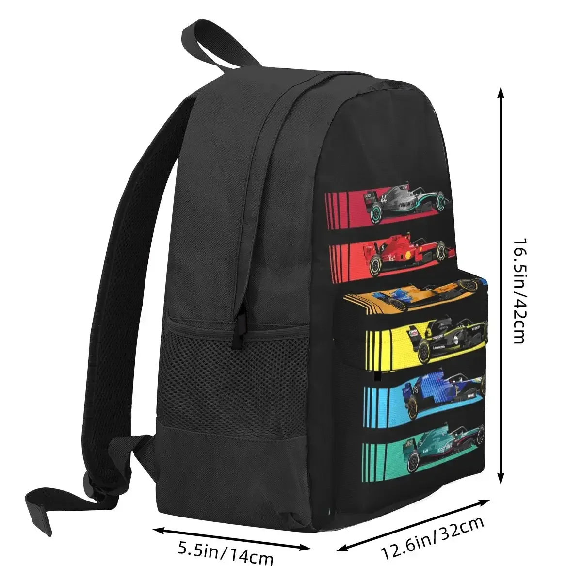Formula Racing Cars Backpacks Boys Girls Bookbag Children School Bags Cartoon Kids Rucksack Laptop Rucksack Shoulder Bag