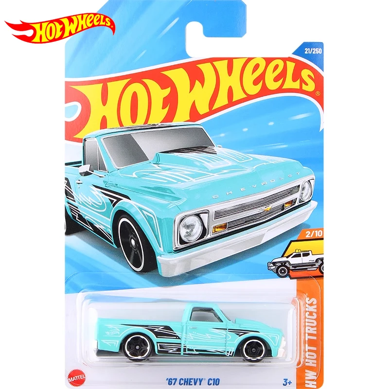 Original Hot Wheels Car 67 Chevy C10 Toys for Boys 1/64 Diecast Vehicles Alloy Model HW Trucks Pickup Brinquedos Birthday Gift