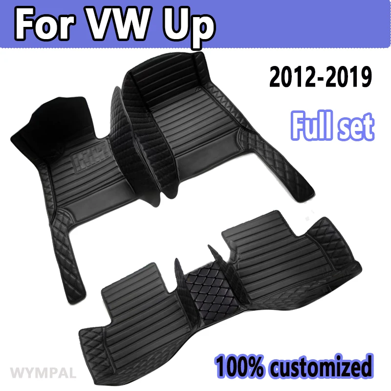 Car Floor Mat For VW VW Up 2012~2019 Waterproof Tapete Automotivo Para Carro Car Mats Accessoire Voiture Car Accessories