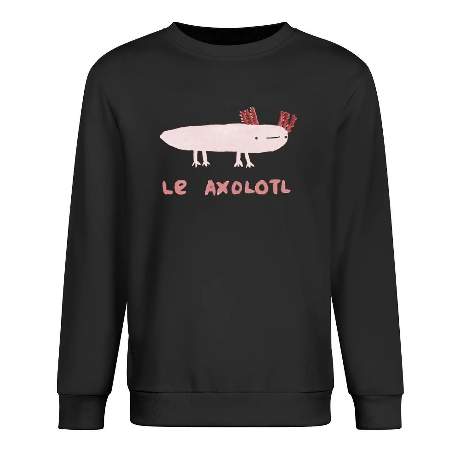 

Le Axolotl Pullover men's winter sweater tracksuits korean autumn clothes anime clothes hooded sweatshirt for men