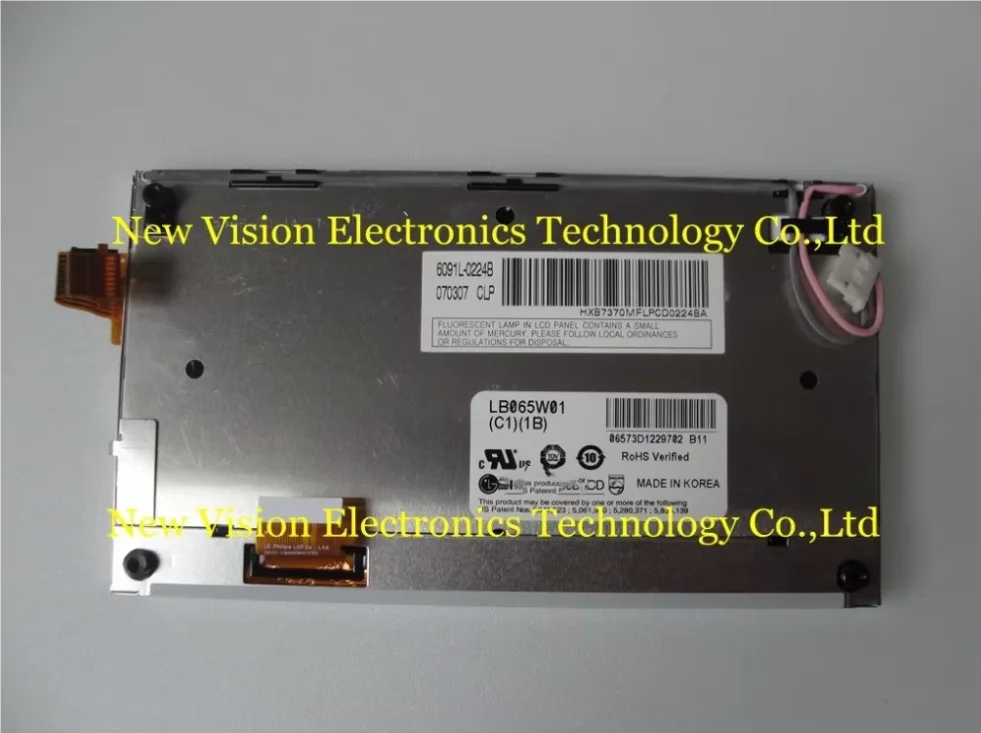 LB065W01(C1)(1B) LB065W01(TM)(03) Original A+ Grade 6.5'' LCD Display with touch screen for Car GPS LCD Screen Display