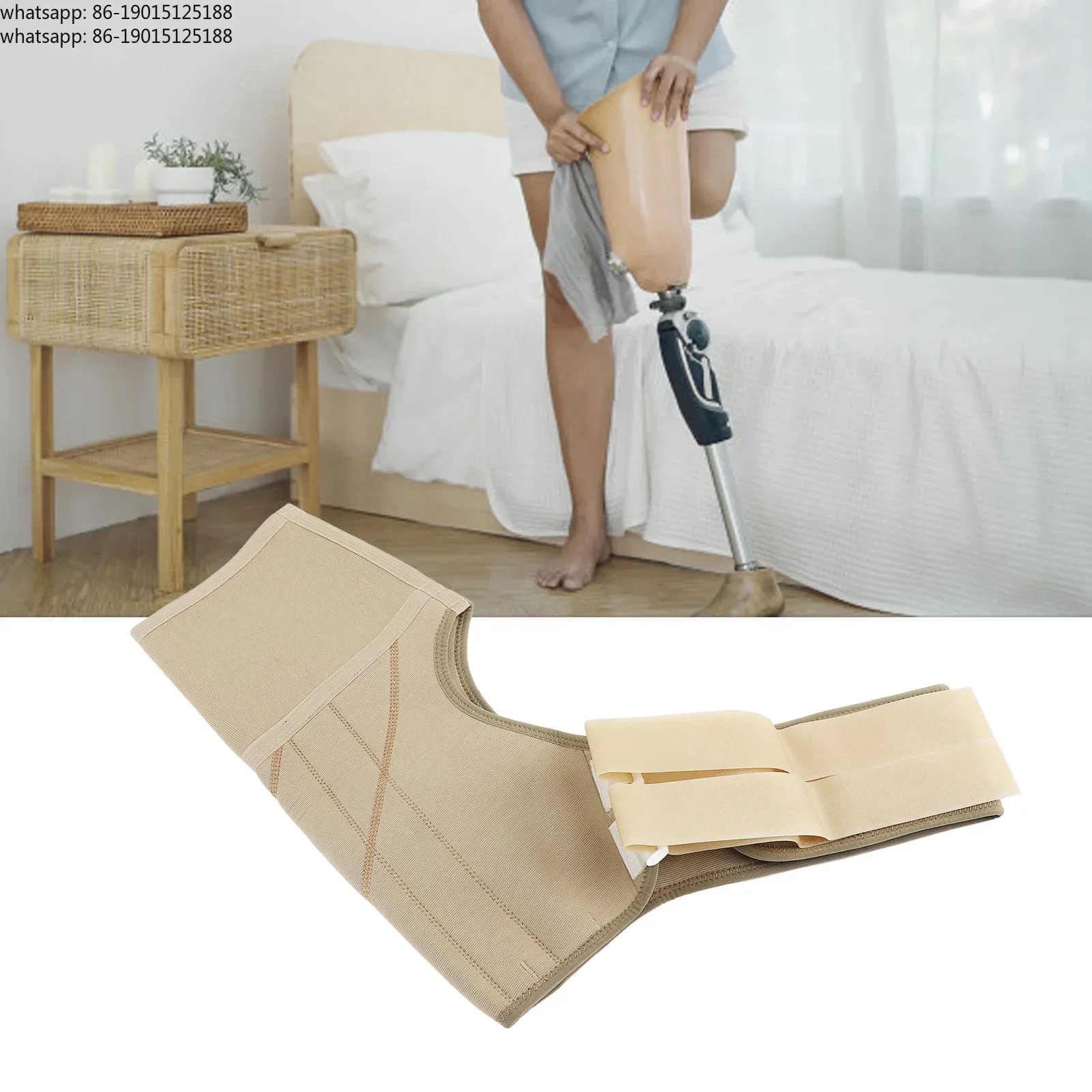 Knee Prosthesis Stump Shrinker Limb Immobilizer Stump Shrinker Adjust Tightness Reduce Swelling Prosthetic Stump Shrinker