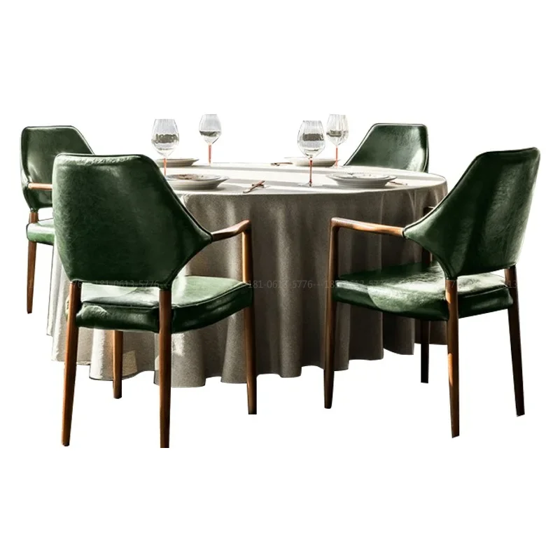 

Modern light luxury simple dining table and chairs, hotel clubhouse coffee table