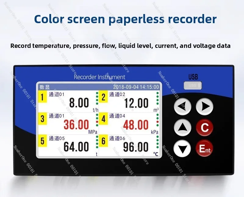 C68R Industrial Temperature Profile Data Logger | Multi-way access