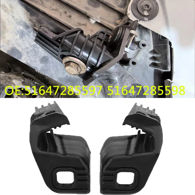 2/4Pcs Car Front Headlight Headlamp Support Brackets Holder Left Right For BMW F30 F31 F32 F33 F36 51647285597 51647285598