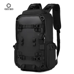 Zaino Ozuko Mochila Zaino per skateboard sportivo all'aria aperta Borsa da viaggio impermeabile multifunzione per laptop da 17 pollici per uomo