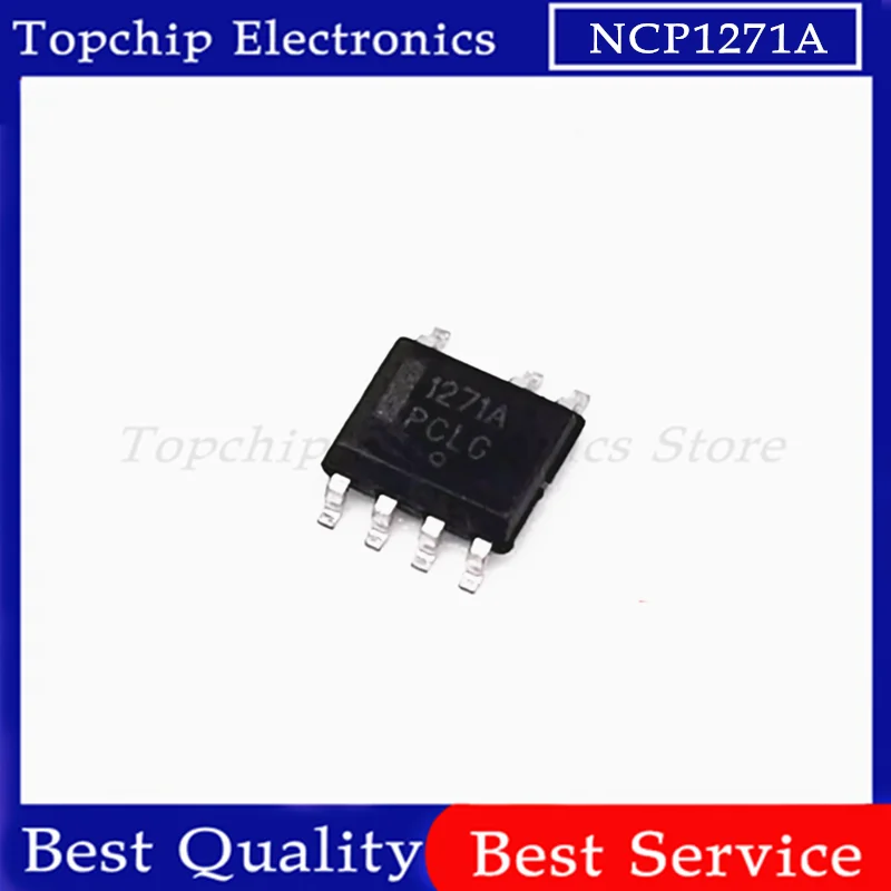 10pcs NCP1271 NCP1271A NCP1271ADR2G 1271A SOP-7