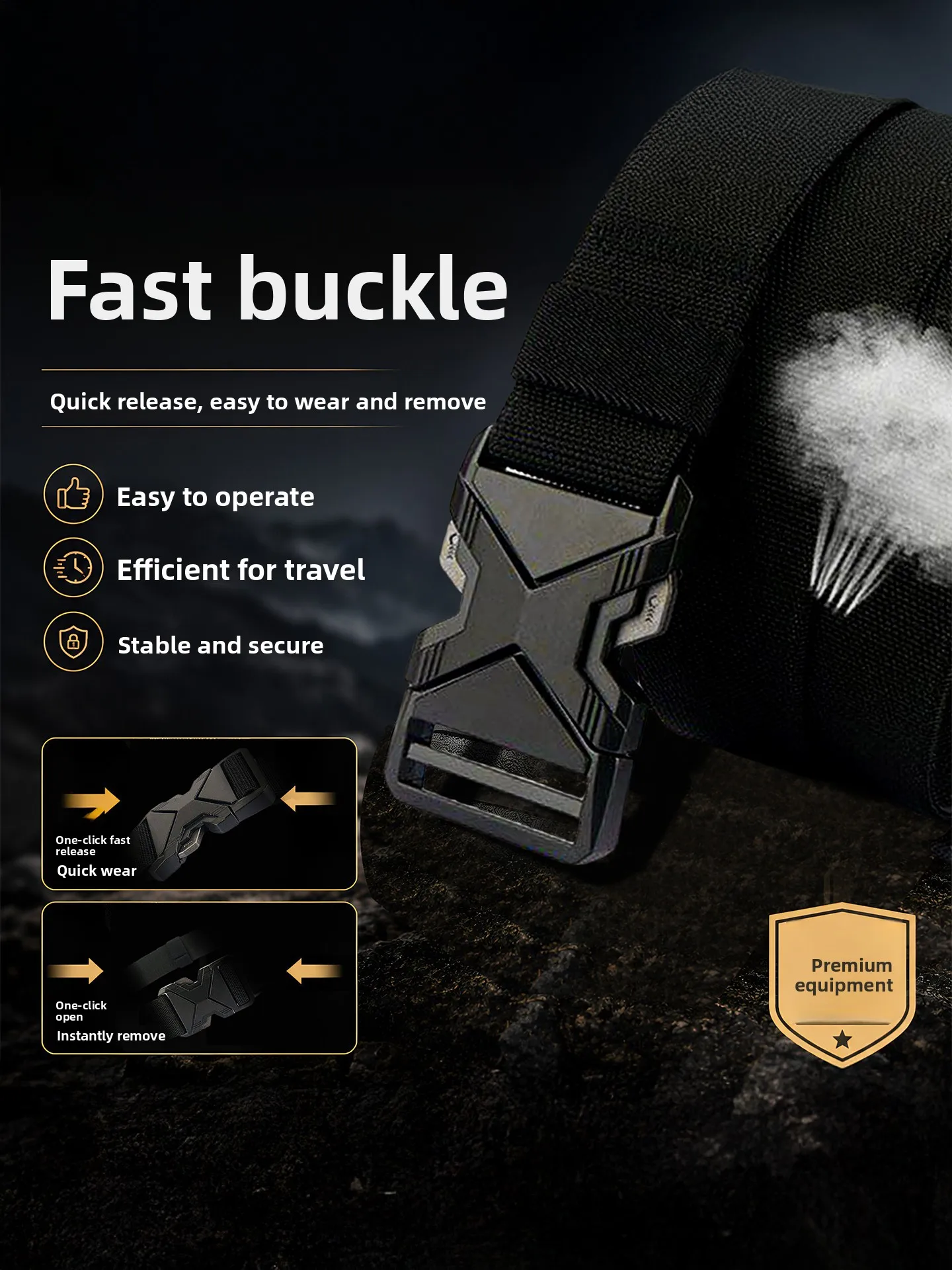 Quick Release Buckle Men's Tactical Extended Elastic Belt Waist Seal Nylon Sports Military Training Pants Belt Canvas