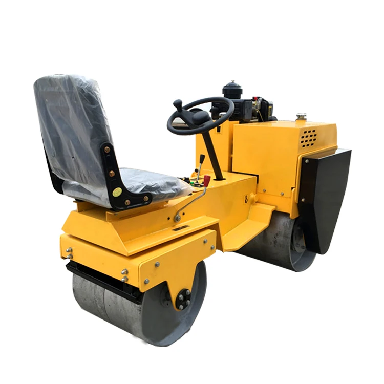 Double Drum Road Roller Vibratory Asphalt Compactor  Highway Paving Parking Lot Airport Runway Surface Smoothing Customized Sale