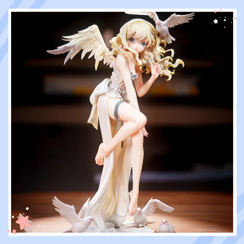 

Премиальная аниме-фигурка Ariel Little Angel: Милая девушка в крылатом платье, модель GK, декор для стола, коллекционная статуэтка для фанатов отаку