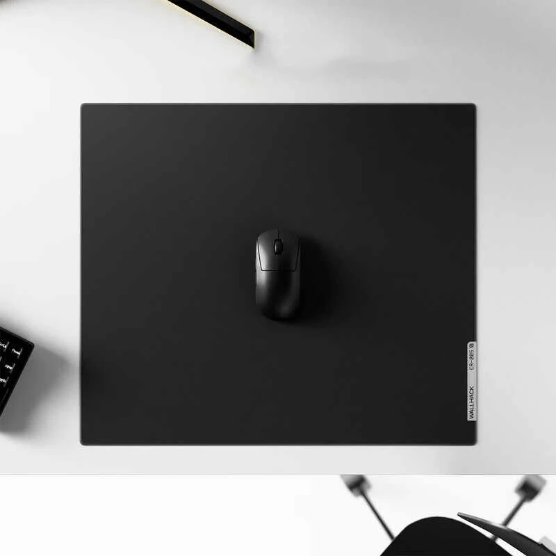 W-WALLHACK VA005 CR005 Tempered Glass Mouse Pad For E-Sports Desk Pad Office Gaming FPS Extra Large Size Custom Desktop Mousepad