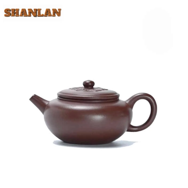 

170ml Creative Yixing Purple Clay Teapots Handmade Pot Raw Ore Purple Mud Kettle With Filter Chinese Zisha Tea Set Accessories