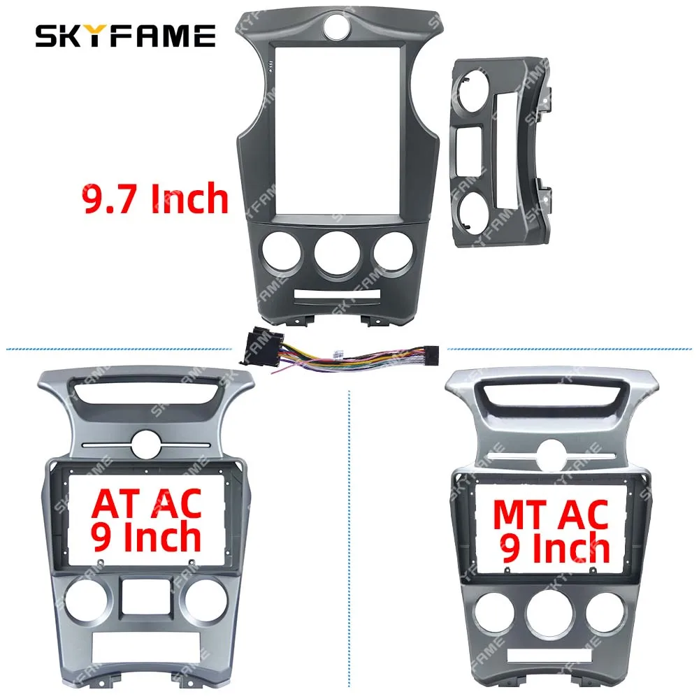 

SKYFAME Car Frame Fascia Adapter Android Radio Dash Fitting Panel Kit For KIA Carens