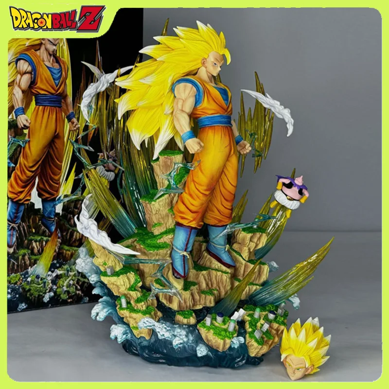 

Новая фигурка Dragon Ball 2026 года, 33 см, Сон Гоку SSJ3, Супер Сайян 3, коллекционная модель GK, игрушка для подарков