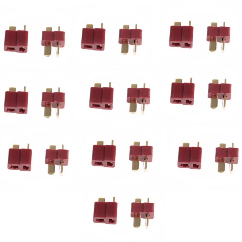 20/40Pairs 20/40/80PCS T Plug Male Female Deans Connectors For RC LiPo Battery RC FPV Racing Drone