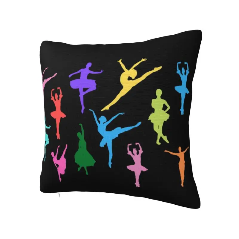 Ballet Dance Lover Pillow Case Decor Home Ballerina Dancer Nordic Cushion Cover Car Pillowcase