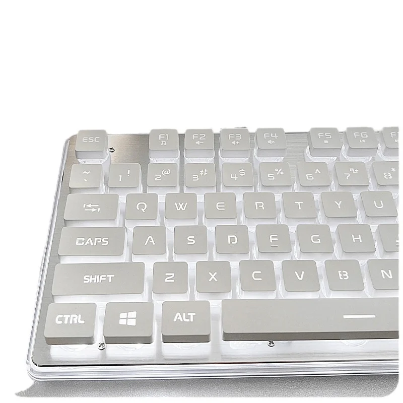 Imagem -05 - Conjunto de Teclado Silencioso Material Abs Escritório com Fio Confortável Mecânico Touch Jogo Ergonômico 2023 Forerunner-gx710