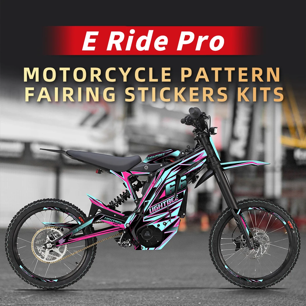 

For E RIDE PRO SS Motorcycle Pattern Fairing Electroplating Material Sticker Kit Accessories Colorful Decorative Stickers