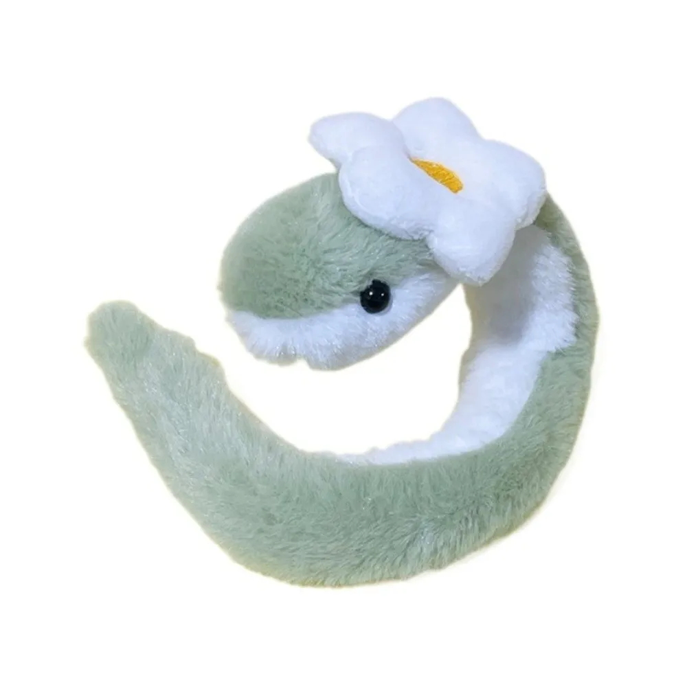 

Милая мультяшная игрушка-змея в форме змеи, мягкая, пушистая, мягкая, кавайная, год животного, змея