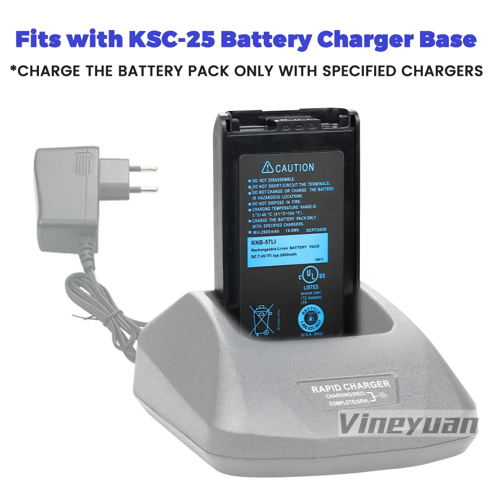 10PCS KNB-57L 2000mAh Ersatz Batterie für Kenwood NX-220 NX-320 TK-2140 TK-3160 TK-2170 TK-3140 KNB-55L KNB-35 Zwei Weg Radio