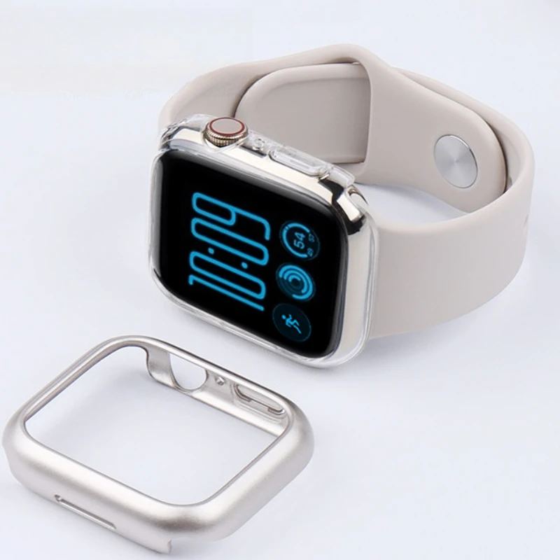PC Case For Apple Watch Series 12 11 10 42mm 46mm Matte Hard Cover 2026 Bumper Protector for iWatch 7 8 9 41mm 45mm Accessories