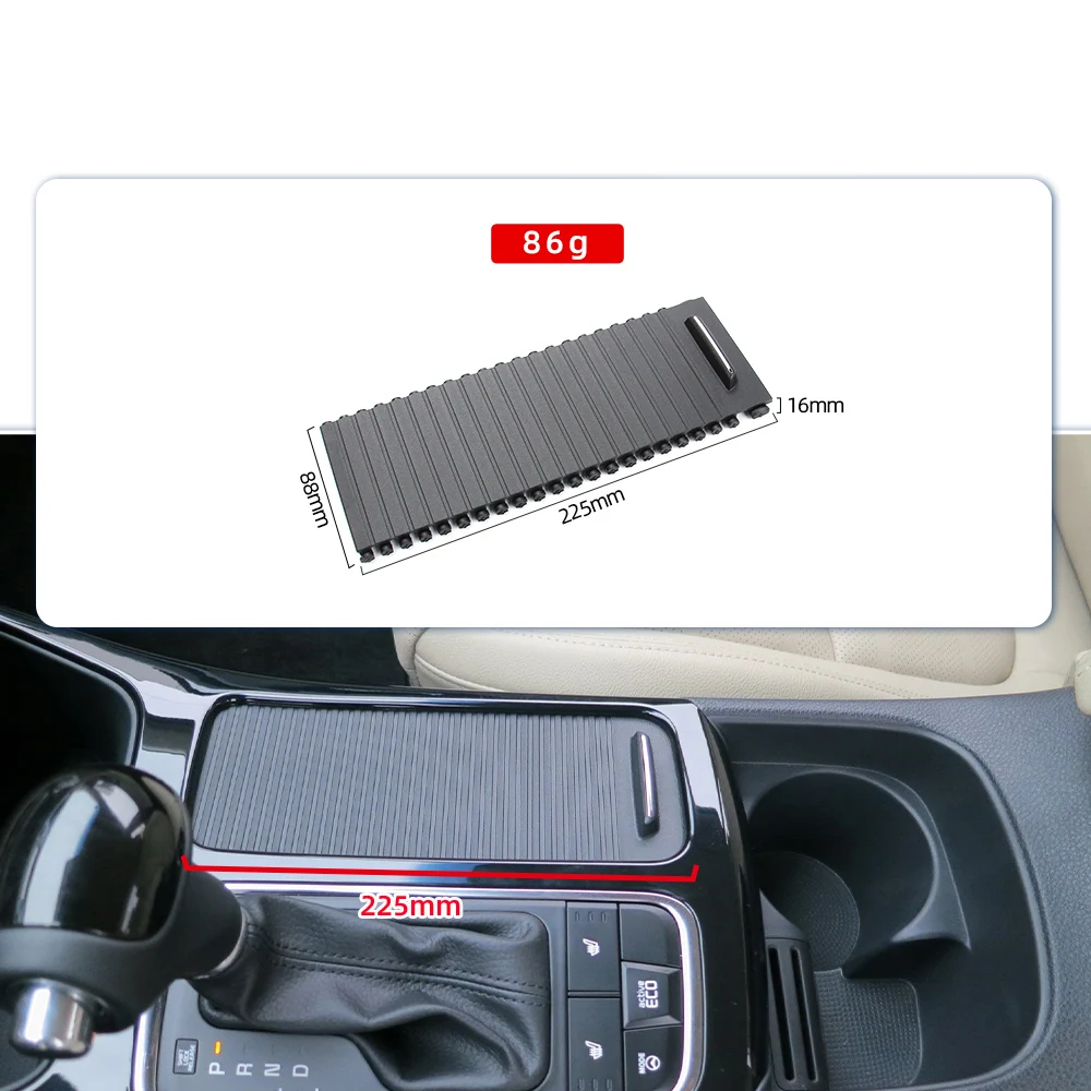 For KIA K4 Brand New Car Front Seat Sliding Shutters Center Console Slide Roller Cup Holder Roller Blinds Cover 2014-2017
