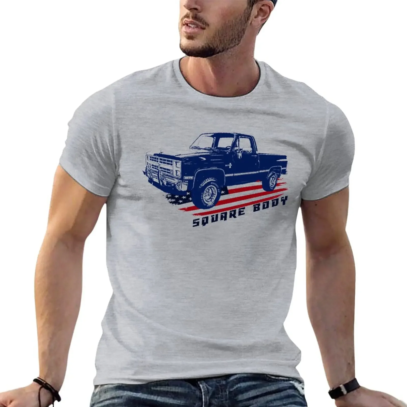 Square Body Pickup Truck 1985 K10 T-Shirt kawaii clothes Blouse t shirt men