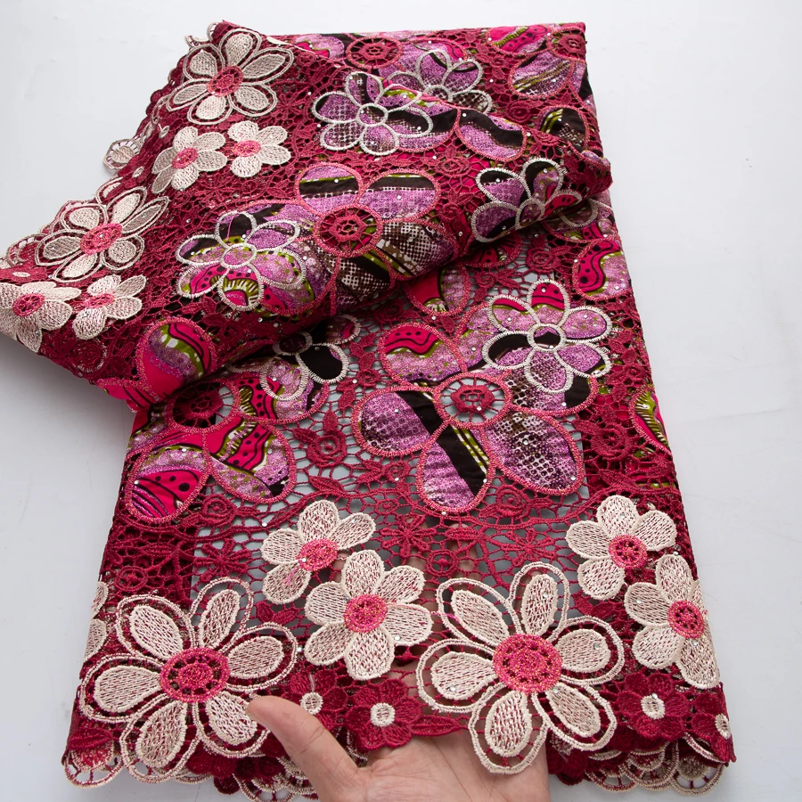 African Ankara Print - 5 Yards de Tissu Ankara de
