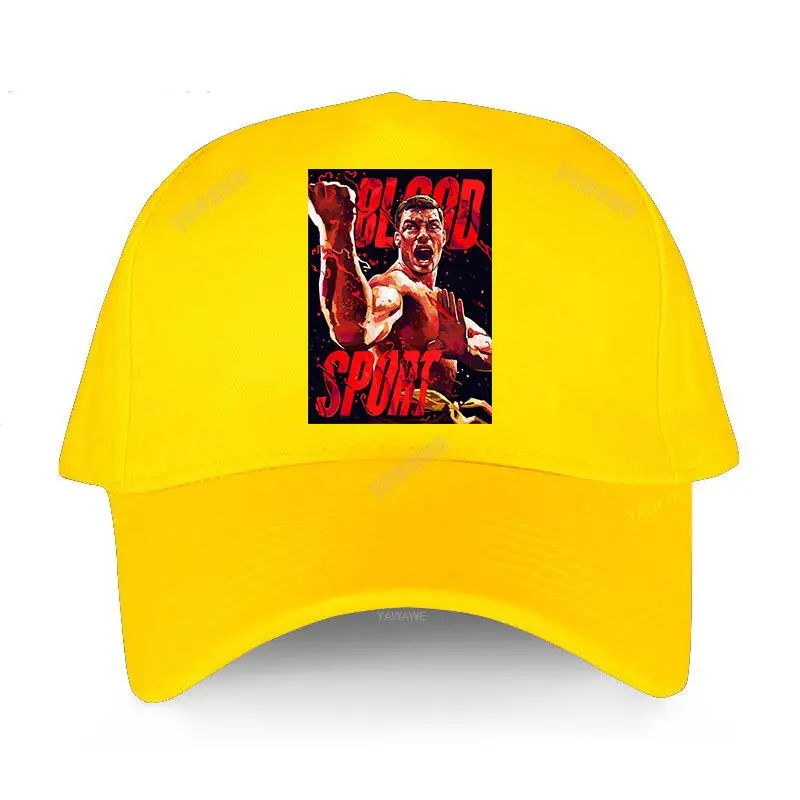 men Baseball Cap hip-hop hats BLOODSPORT Movie poster ver. 3 Jean-Claude Van Damme Fashion female Snapback short visor hat