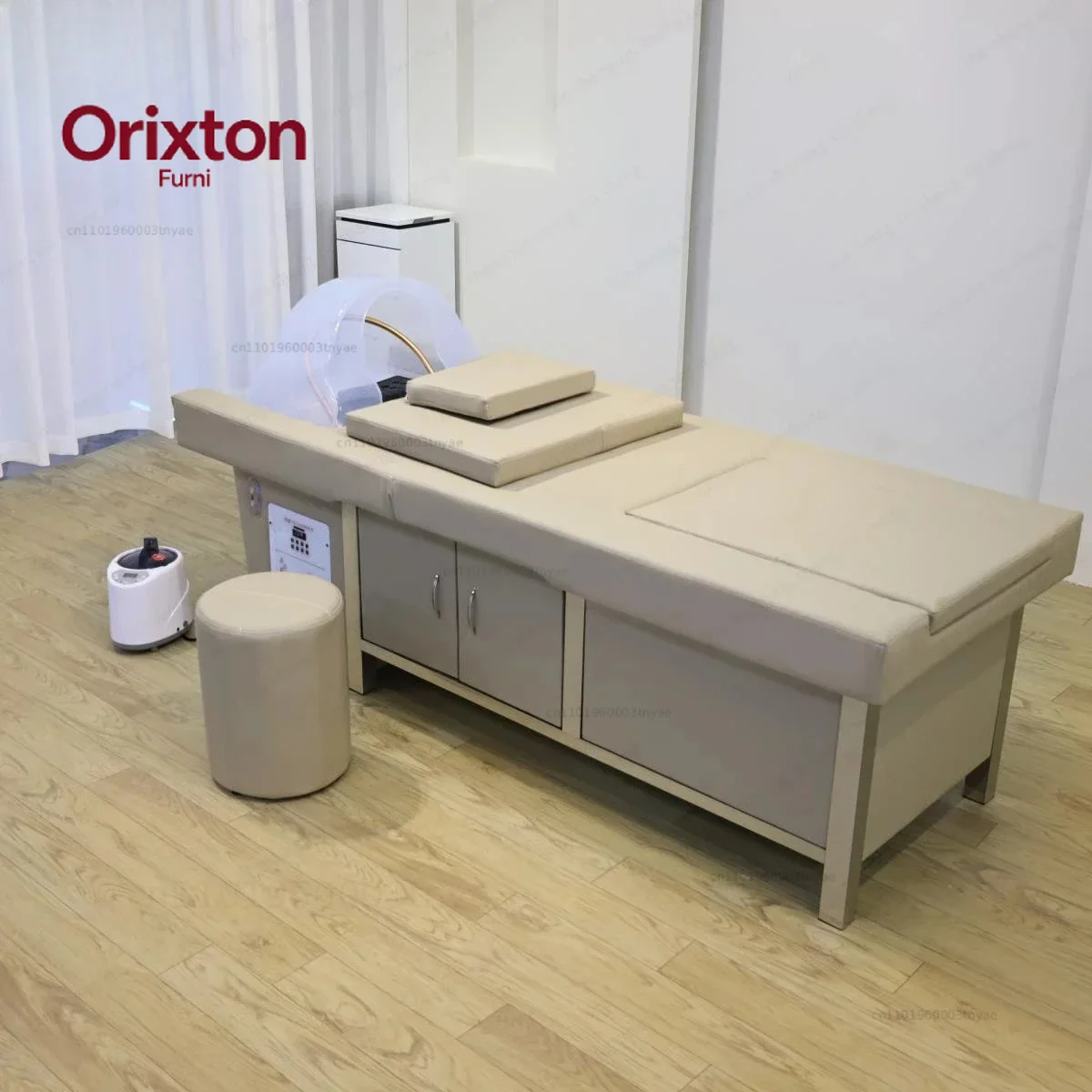 Thai Shampoo Bed Massage Table – All-in-One Head SPA Fumigation & Hair-Wash Sofa for Hair Salon Massage Shop Furniture