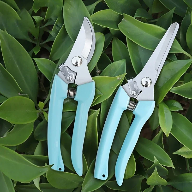 

2Pcs Garden Pruning Shears Handheld Scissor Heavy Duty Garden Bypass Pruning Shears Secateurs Hand Pruner M4YD
