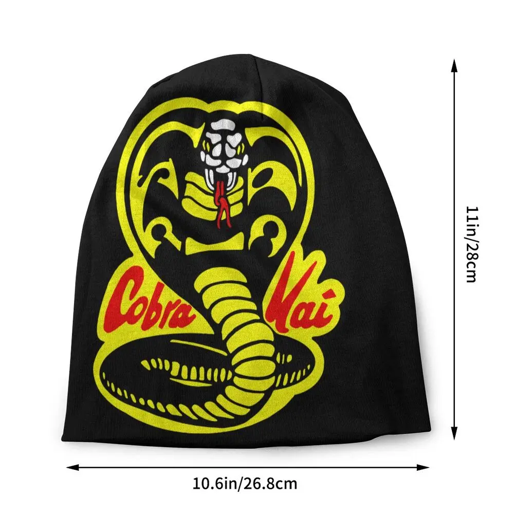 Karate Kid Cobra Kai Vintage Bonnet Hat Goth Winter Ski Skullies Beanies Hat for Men Women Knit Hat Warm Thermal Elastic Caps