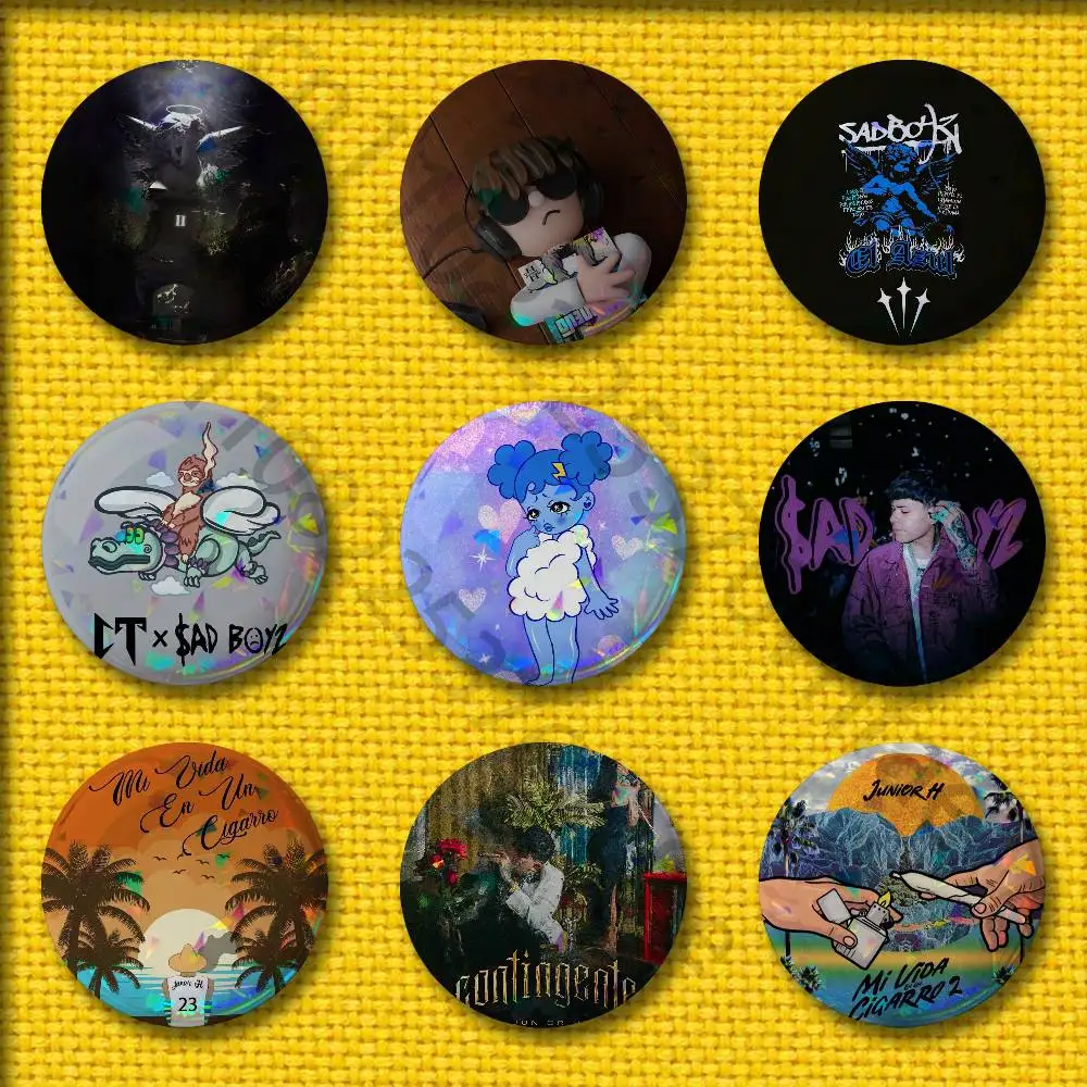

J-Junior H Sad Boyz 4 Life 2 Badges 75mm 25mm 44mm 32mm 58mm Round Pin Brooch Souvenir Clothes Cosplay Gift Accessories