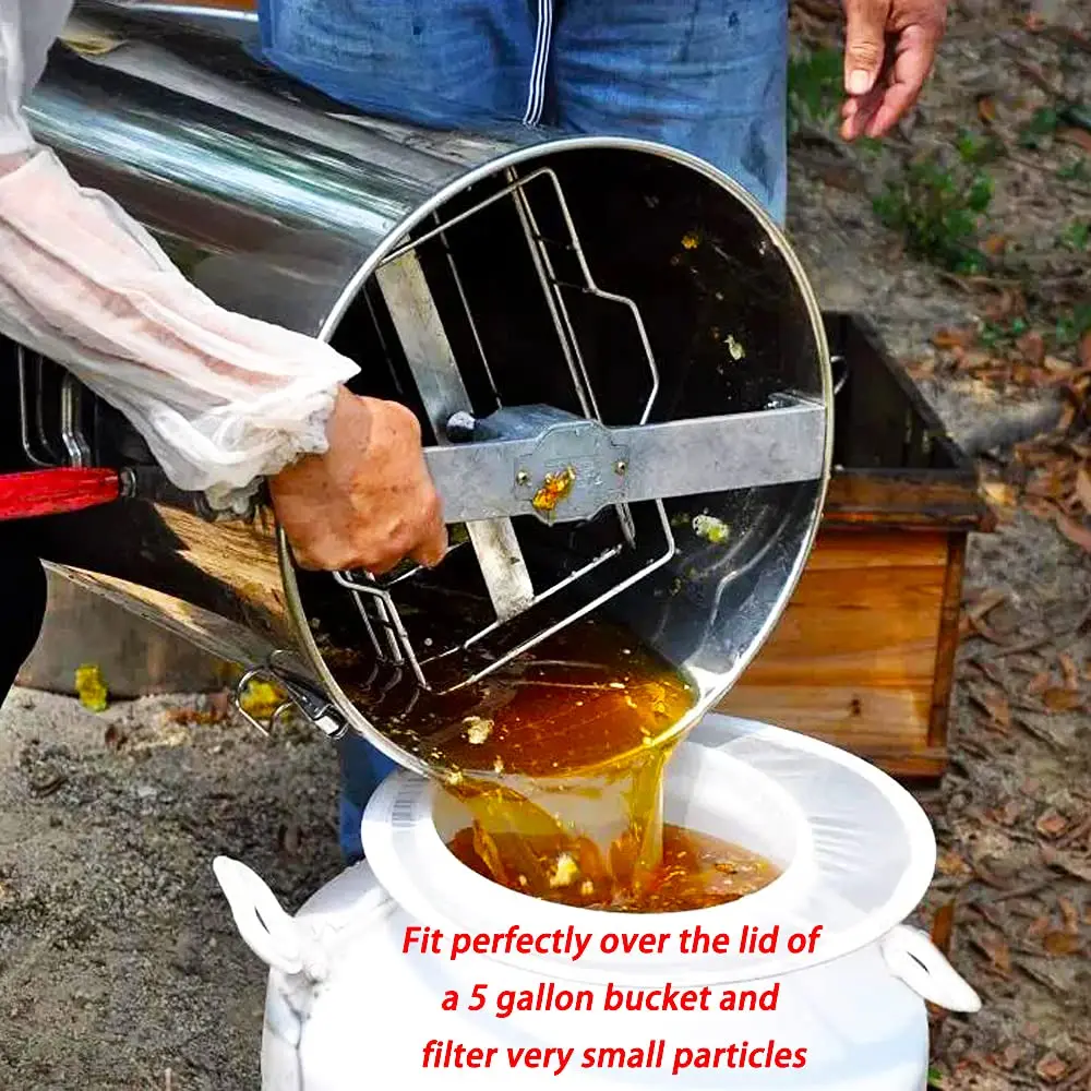 مصفاة العسل من الألياف لتربية النحل، منقي الشاشة، أداة معدات المنحل، أداة المطبخ