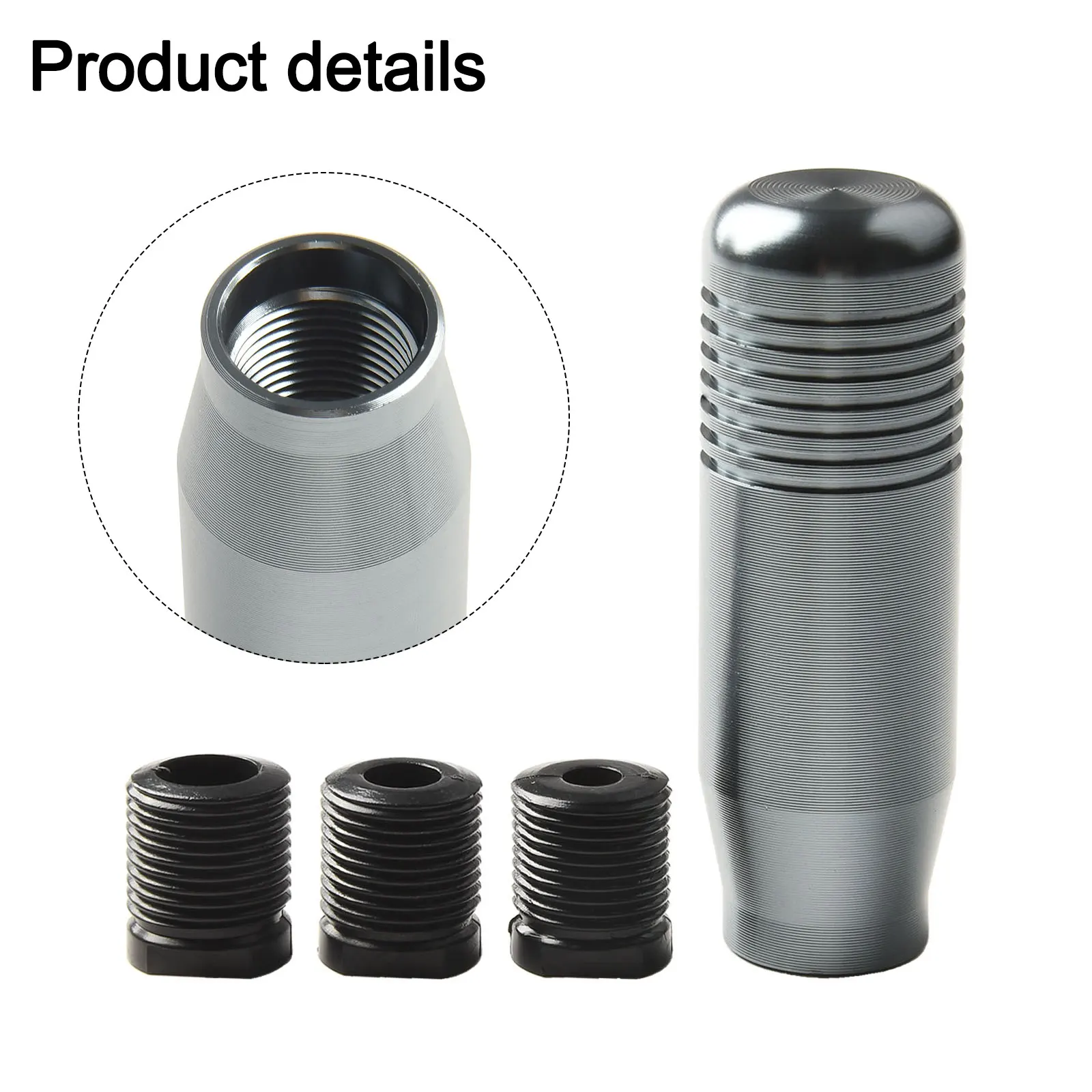 

Manual Shift Knob Replacement 8.5cm Gear Racing Aluminum Alloy Car Interior Parts With Threaded Sleeves Useful