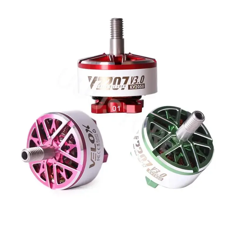 Бесщеточный двигатель 1750KV 1950KV 5-6S/2550KV 4S для FPV Racing Drone Quadcopter Freestyle RC Parts T-Motor Velox V2207/V2306 V3