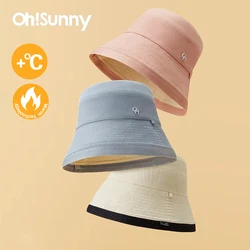 OhSunny Women Bucket Hat Sunscreen Anti-Ultraviolet UV Sunbonnet UPF50+ Panama Cap Spring Summer Autumn Wearing Accessories