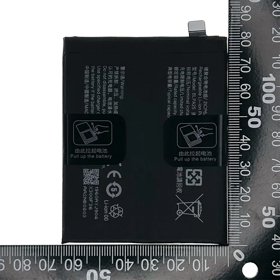 Batería de Reemplazo para OnePlus 12 11 10 Pro 9 8 7 6 8T 7T 9R 10R, Modelos BLP899 BLP827 BLP925 BLP975 BLP989 BLPA25 5