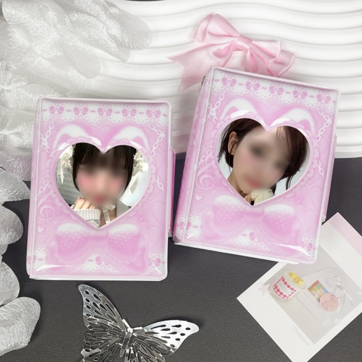 Anime Merchandise Types - Schattig roze kat oor boog fotoalbum,