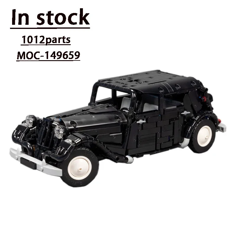 

Famous Designer New Black Classic Sedan MOC-149659 Assembled Building Block Model 1012 Parts Adult Children's Birthday Gift Toys